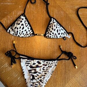 Vix leopard string bikini, S. Like new, sexy!